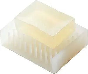 Simple and Practical Square Draining Soap Dish, a Great Bathroom Organizer