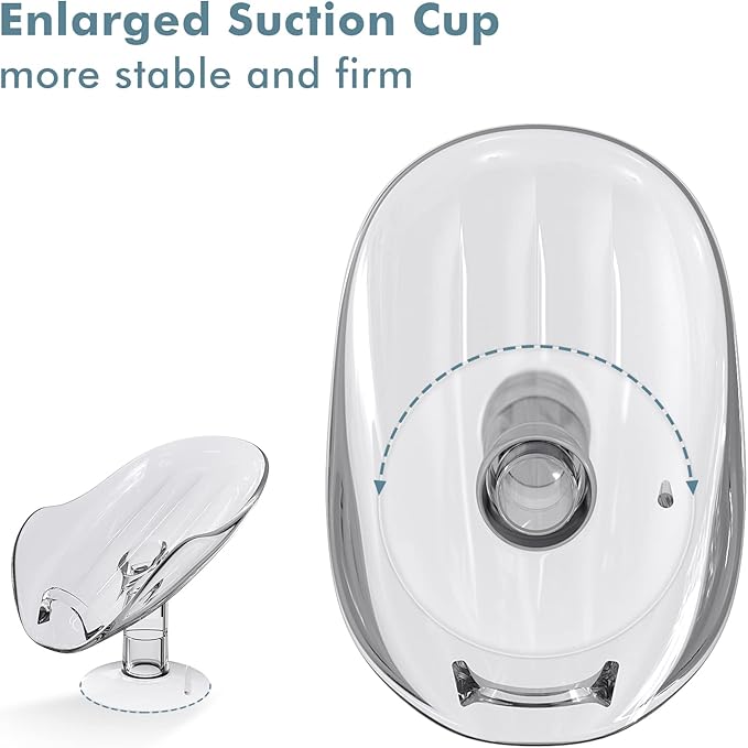 Stylish Transparent High - stand Soap Dish, Upgrade Your Bathroom Style