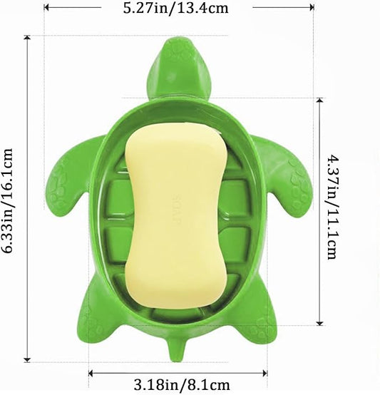 Adorable Turtle - shaped Soap Dish, a Must - have Creative Home Item