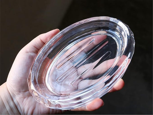 Luxurious Thick - glass Soap Dish, Interpreting Bathroom Exquisite Aesthetics